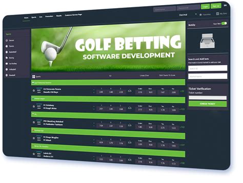 golf gambling software.